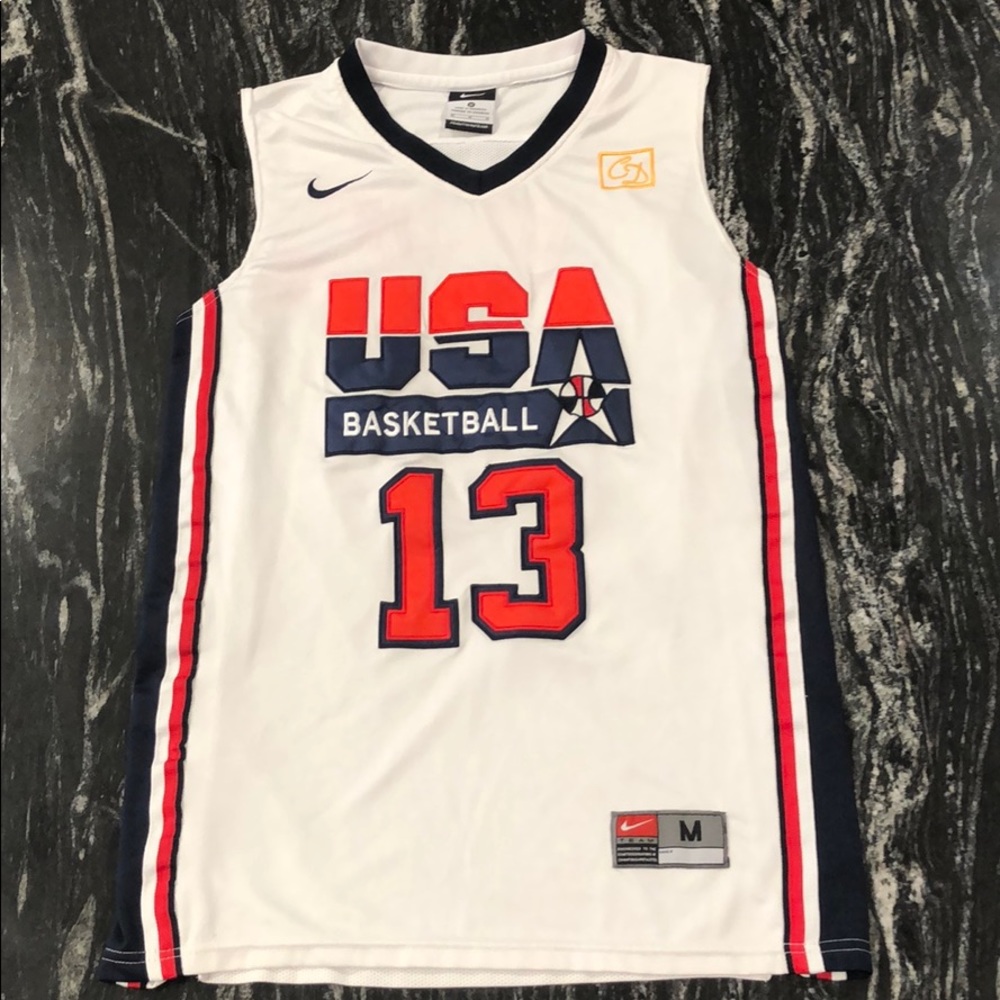 Chris Mullin 13 USA Basketball Jersey